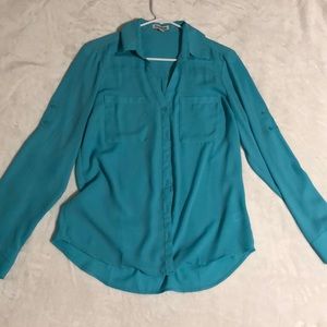 Express original fit Jade portofino shirt Sz M
